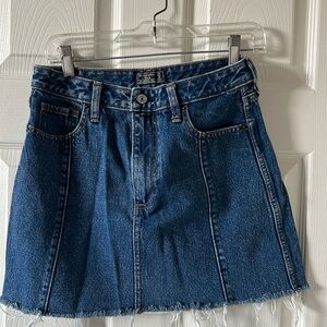Abercrombie Zoe Natural Rise Vintage A-Line Skirt